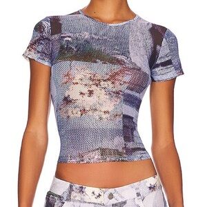 Miaou Mini Tee in Memoirs